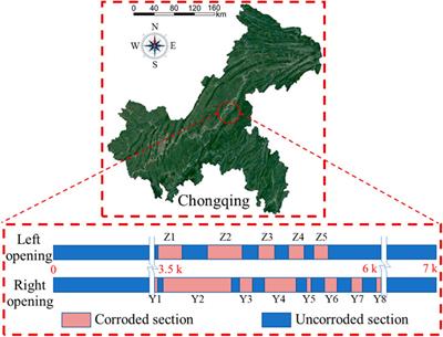 Study of the damage characteristics and corrosion mechanism of tunnel lining in a sulfate environment